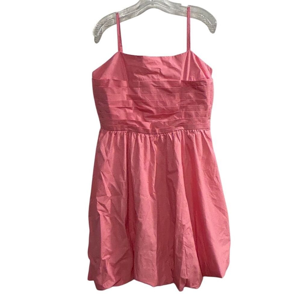 White Birch Women's Pink Bubble Dress Size L Casual